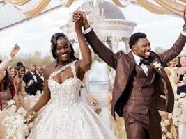 Die Braut rennt zum Altar: US-Sprintstar Noah Lyles heiratet Läufer-Kollegin