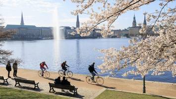 sonne ist zurück aus den osterferien – aber es wird kalt in hamburg