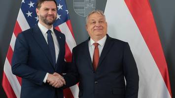 „sie hassen orban“: vance beschimpft in ungarn „brüsseler bürokraten“