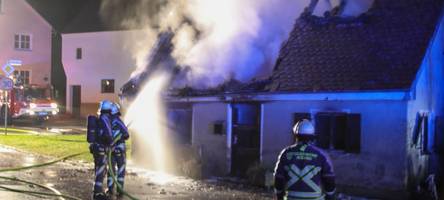 Brand in Kissing: War es Brandstiftung?