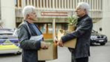 abschied vom tatort münchen: zimmerpflanze auf pappkarton