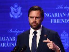 rede vor orban-kaderschmiede: us-vize jd vance: iran-waffenruhe bleibt fragil