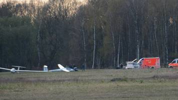 Pilot nach harter Landung mit Segelflugzeug in Hamburg verletzt im Krankenhaus
