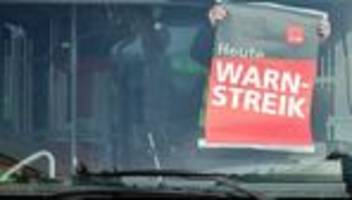 Tarife: Warnstreiks im Regionalverkehr