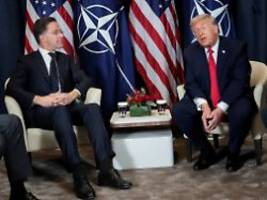 enttäuschung über nato : trump bringt nach rutte-treffen wieder grönland ins spiel
