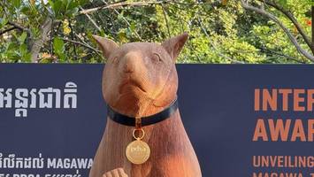 Kambodscha setzt Ratte ein Denkmal, weil sie zahlreiche Leben rettete