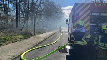 Feuer in Geesthacht – halb Düneberg unter einer Dunstglocke
