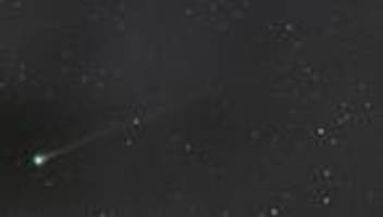 sonnenaufgang: komet übers wochenende am morgenhimmel zu sehen