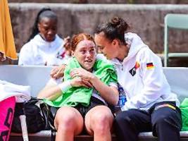 Sorgen beim Billie Jean King Cup: Deutschem Tennis-Team droht die große Demütigung