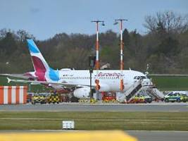 zwischenfall auf eurowings-flug: airbus muss nach triebwerksausfall in hamburg notlanden