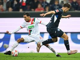 Bundesliga-Freitagsspiel: Augsburg verspielt Führung, Hoffenheim zeigt Moral