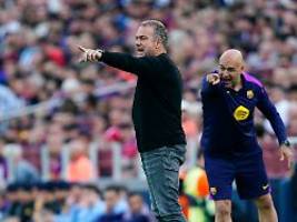 flick-team hat titel greifbar: barça schießt sich im stadtderby die wut von der seele