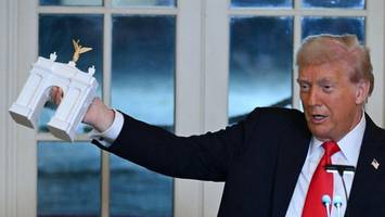 trump-regierung stellt pläne für gigantischen triumphbogen in washington vor