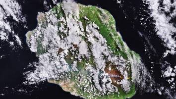 Europäischer Satellit nimmt Naturschauspiel auf La Réunion auf