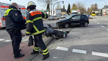 Nach Motorradunfall: Winsener Straße in Harburg gesperrt