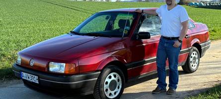 Dinkelscherber verwandelt alten Passat in Schmuckstück –und lernt so seine Freundin kennen