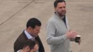 Stopp nach Iran-Verhandlungen: US-Vizepräsident Vance in Ramstein zwischengelandet