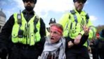 großbritannien: mehr als 500 festnahmen bei pro-palästina-demo in london