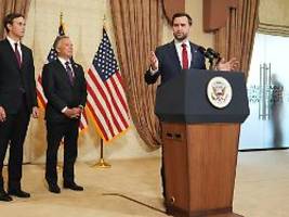 schlechte nachricht für iran: kein deal zwischen usa und teheran - jd vance reist ab