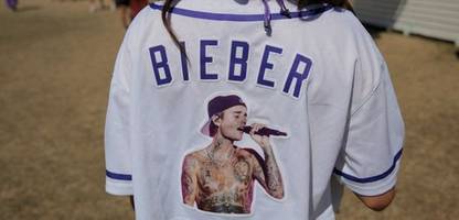 justin bieber: auftritt beim coachella-festival in kalifornien