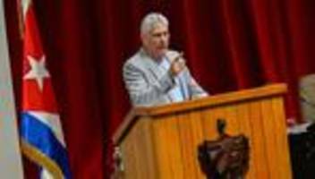 Kuba und USA: Kubas Präsident warnt USA vor militärischer Eskalation