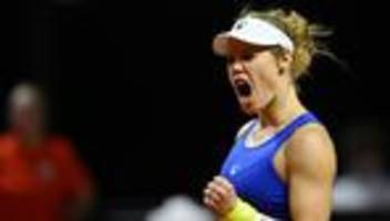 Sandplatz-Turnier: Tennisspielerin Siegemund kämpft sich in Stuttgart weiter