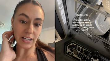 christliche radiosendung aus der spülmaschine: ali verzweifelt an ihrem küchengerät