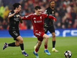 Champions League: Wirtz scheitert mit Liverpool an PSG