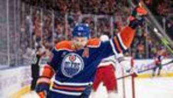 Eishockey: Hoffnung in Edmonton: Draisaitl zurück im Oilers-Training