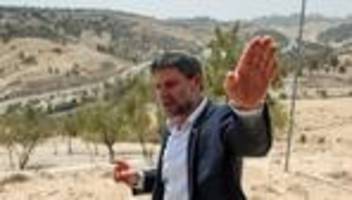 Bezalel Smotrich: Israelischer Minister Smotrich attackiert Merz für Siedlungskritik