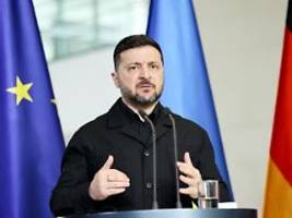 Großes Lob für Deutschland: Selenskyj: USA haben keine Zeit für die Ukraine