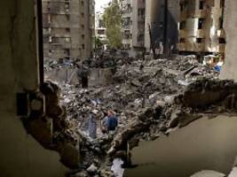 Besorgt über Vertreibungskrise: Zehn Länder fordern Waffenruhe im Libanon