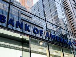 leichte eintrübung: bank of america überraschend mit kräftigem gewinnzuwachs