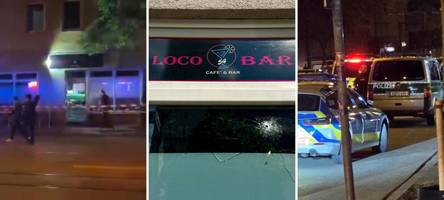 nach schüssen auf loco bar: polizei kennt die mutmaßlichen schützen – und ihren aufenthaltsort