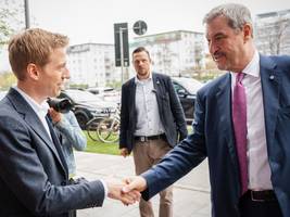 Künftiger OB Krause trifft auf Ministerpräsident Söder: „Wir in München sind fast so bescheiden wie der Ministerpräsident“