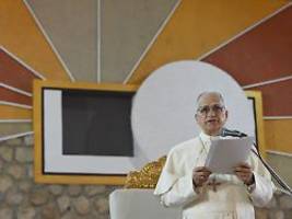 Nach Kritik von Trump: Papst: Die Welt wird von einer Handvoll Tyrannen zerstört