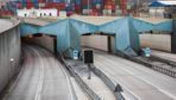 Bauarbeiten: Elbtunnel und A7 werden bis Montag voll gesperrt