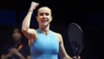 Tennis: Ukrainerin Switolina nervenstark im Stuttgart-Halbfinale
