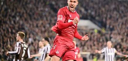 fußball bundesliga: 1. fc köln rettet unentschieden gegen fc st. pauli