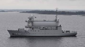 Das 39 Jahre alte Schiff Orion wurde ursprünglich zur aktiven Verfolgung der russischen Flotte eingesetzt, jetzt wird Schweden es zum Testen von Drohnen nutzen