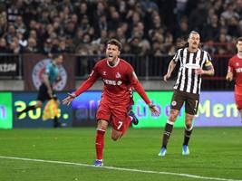 Remis in der Bundesliga: Köln rettet Punkt gegen St. Pauli