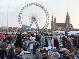 riesenflohmarkt auf der theresienwiese: im paradies für jäger und flaneure