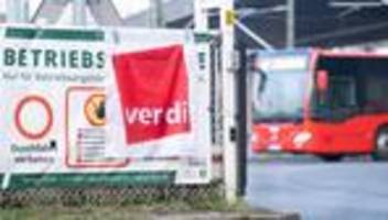 Tarifstreit: ÖPNV-Streik: Regionalverkehr soll am Morgen wieder fahren