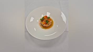 Ceviche von Lachs und Spargel