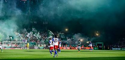 Bundesliga: Wildes Nordderby zwischen Werder Bremen und HSV im Abstiegskampf