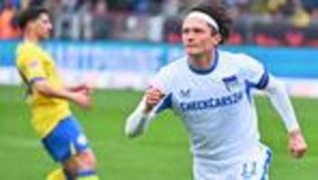 2. Fußball-Bundesliga: Rot für Eichhorn: Hertha verspielt letzte Aufstiegs-Chance