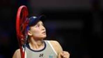 Tennis: Rybakina kürt sich erneut zur Stuttgart-Siegerin