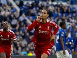 emotionaler derbysieg: van dijk lässt liverpool-fans nach 100 minuten ausrasten