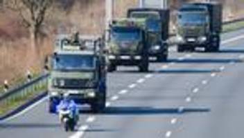Militärübung: Großübung: Militärkolonnen rollen durch Hessen und Thüringen