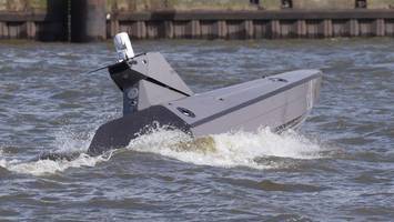Im Hamburger Hafen: Rheinmetall startet Serienproduktion von Drohnenbooten